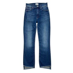 Mother The Inside Crop Step Fray Jean 24 Straight Leg